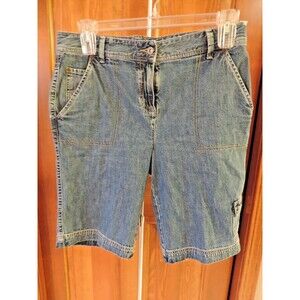 Women's Blue Christopher & Banks Denim Jean Shorts Size 10 NEW